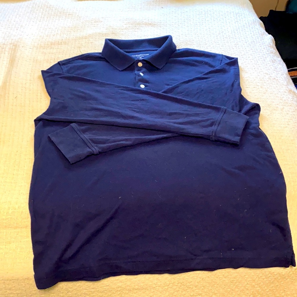 Long sleeve thin polo